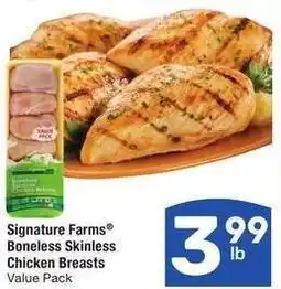 Albertsons Signature Farms Boneless Skinless Chicken Breasts - Value Pack offer