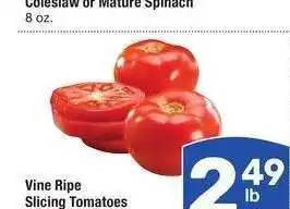 Albertsons Vine Ripe Slicing Tomatoes - Large Size offer