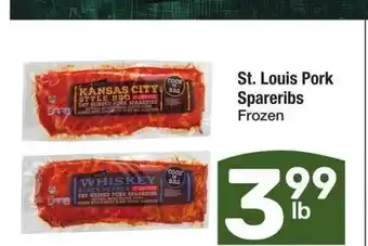 Albertsons St. Louis Pork Spareribs - Frozen offer