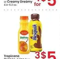 Albertsons Tropicana Orange Juice 11 oz. or Nesquik 14 oz offer