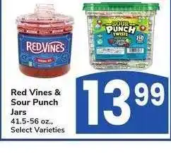 Albertsons Red Vines & Sour Punch Jars - 41.5-56 oz., Select Varieties offer