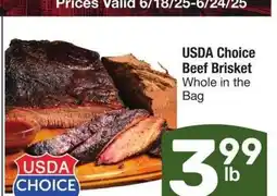 Albertsons USDA Choice Beef Brisket - Whole in the Bag offer