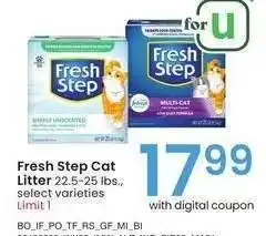Albertsons Fresh Step Cat Litter - 22.5-25 lbs., select varieties offer