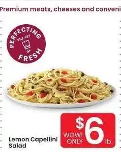 Albertsons Lemon Capellini Salad offer