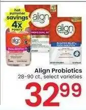 Albertsons Align Probiotics* - 28-90 ct., select varieties offer