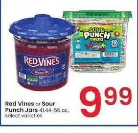 Albertsons Red Vines or Sour Punch Jars - 41.44-56 oz., select varieties offer