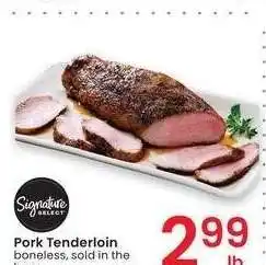 Albertsons Pork Tenderloin - boneless, sold in the bag offer