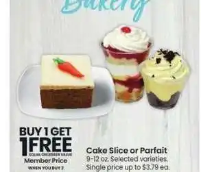 Albertsons Cake Slice or Parfait - 9-12 oz. Selected varieties offer