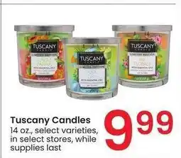 Albertsons Tuscany Candles - 14 oz., select varieties offer