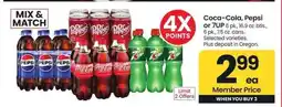 Albertsons Coca-Cola, Pepsi or 7UP - 6 pk., 7.5 oz cans offer