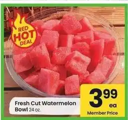 Albertsons Fresh Cut Watermelon Bowl - 24 oz offer
