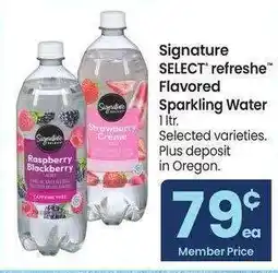 Albertsons Signature SELECT refreshe Flavored Sparkling Water - 1 ltr. Selected varieties offer