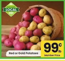 Albertsons Red or Gold Potatoes offer