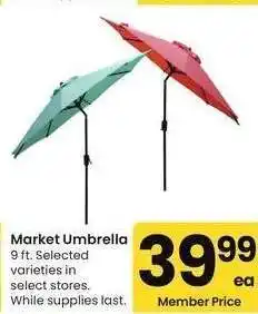 Albertsons Market Umbrella - 9 ft. Selected varieties offer