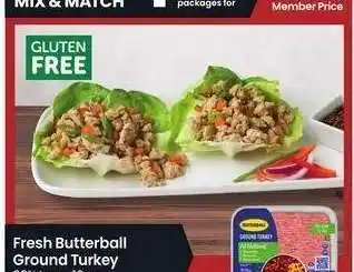 Albertsons Fresh Butterball Ground Turkey - 93% Lean. 16 oz offer