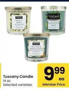Albertsons Tuscany Candle - 14 oz. Selected varieties offer
