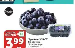 Albertsons Signature SELECT Blueberries - 18 oz. package Member Price: $5.99 offer