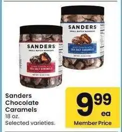 Albertsons Sanders Chocolate Caramels - 18 oz. Selected varieties offer