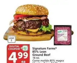 Albertsons Signature Farms 85% Lean Ground Beef - 16 oz. Member Price: $7.99 offer