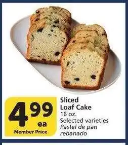 Albertsons Sliced Loaf Cake - 16 oz. Selected varieties offer