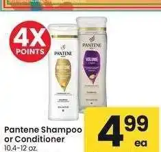 Albertsons Pantene Shampoo or Conditioner - 10.4-12 oz. Selected varieties offer