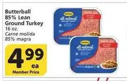 Albertsons Butterball 85% Lean Ground Turkey - 16 oz offer