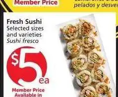 Albertsons Fresh Sushi - Selected sizes and varieties offer