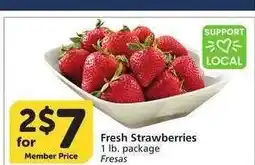 Albertsons Fresh Strawberries - 1 lb. package offer