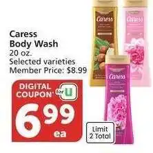 Albertsons Caress Body Wash - 20 oz. Selected varieties Member Price: $8.99 offer