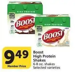 Albertsons Boost High Protein Shakes - 6-8 oz. shakes Selected varieties offer