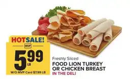 Food Lion Food Lion Turkey or Chicken Breast offer
