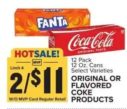 Food Lion Original or Flavored Coke Products offer