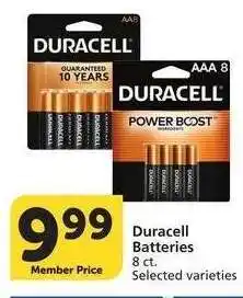 Albertsons Duracell Batteries - 8 ct. Selected varieties offer