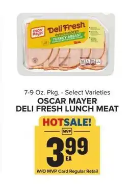 Food Lion Oscar Mayer Deli Fresh Lunch Meat offer