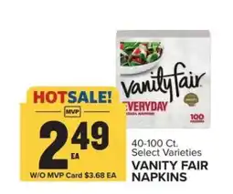 Food Lion Vanity Fair Napkins offer