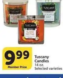 Albertsons Tuscany Candles - 14 oz. Selected varieties offer