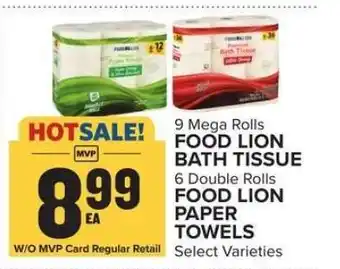 Food Lion FOOD LION BATH TISSUE offer