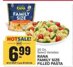 Food Lion Rana Family Size Filled Pasta offer