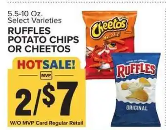 Food Lion Ruffles Potato Chips or Cheetos offer