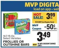 Food Lion Frollies or Outshine Bars offer
