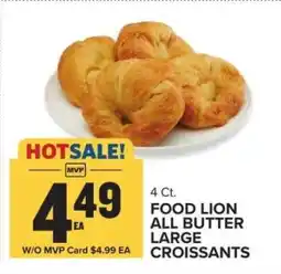 Food Lion FOOD LION ALL BUTTER LARGE CROISSANTS offer