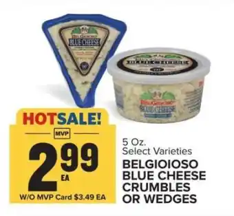 Food Lion BELGIOIOSO BLUE CHEESE CRUMBLES OR WEDGES offer
