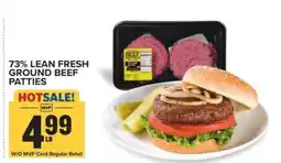 Food Lion 73% Lean Fresh Ground Beef Patties offer