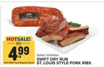 Food Lion Swift Dry Rub St. Louis Style Pork Ribs offer