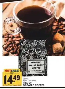Food Lion RISE UP ORGANIC COFFEE offer