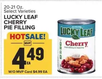 Food Lion LUCKY LEAF CHERRY PIE FILLING offer