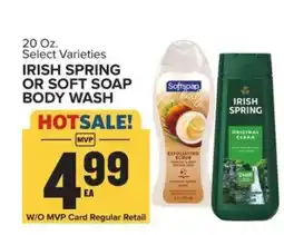 Food Lion Irish Spring or Soft Soap Body Wash offer