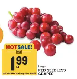 Food Lion Large Red Seedless Grapes offer