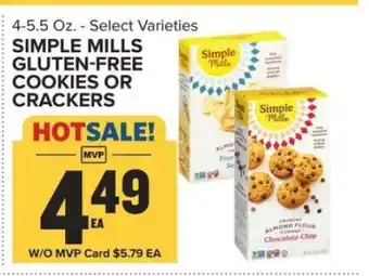 Food Lion Simple Mills Gluten-Free Cookies or Crackers offer