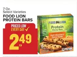 Food Lion FOOD LION PROTEIN BARS offer